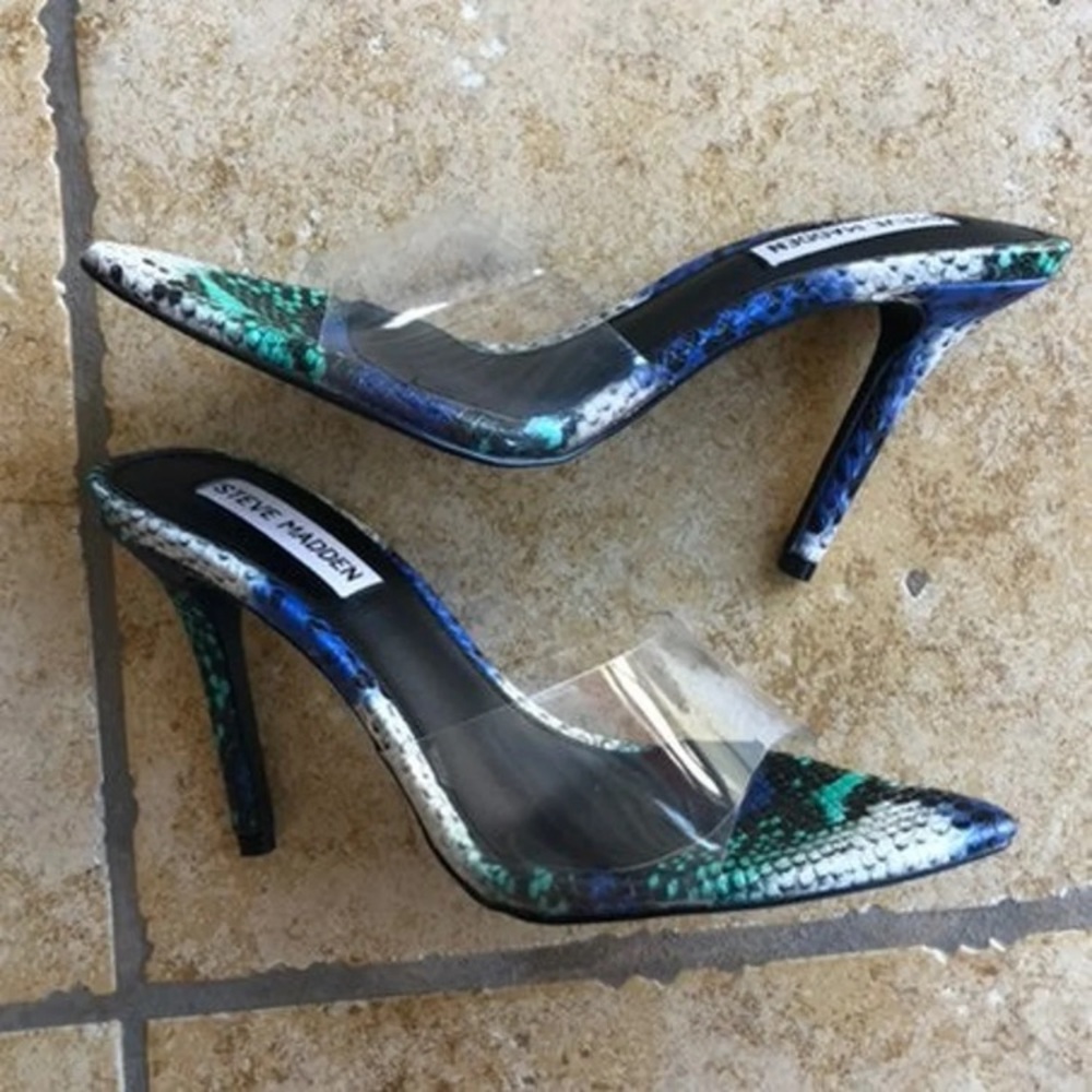 NEW Steve Madden Feisty Heels Mule - Picture 7 of 9